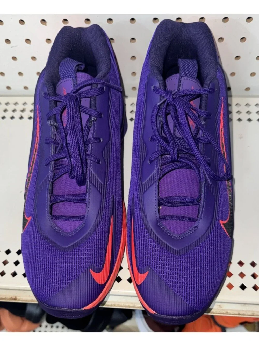 Nike GT Jump Academy Wild Grape Bright Crimson Mens Basketball Shoes Size 10